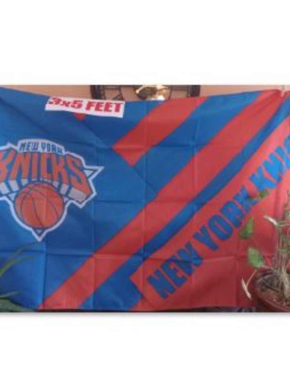 New York Knicks Diagonal NBA 3X5 Feet Flag Banner Pole or Wall Decor